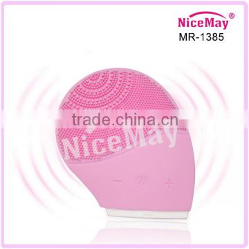 Rechargeable facial exfoliator pore cleansing brush MR-1385A