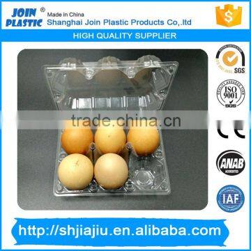 6 Cells Plaster Egg cartons Plastic clear Egg Trays Containers