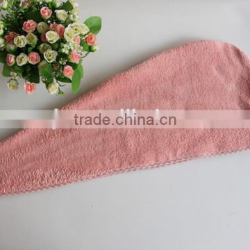 coral fleece shower cap