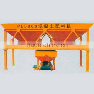 2 Bins Concrete Batching Machine Hopper Aggregate PLD800 High Accuracy