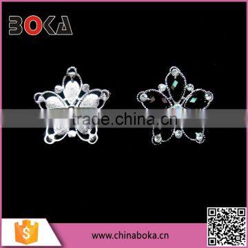 BOKA Star Shaped Rhinestone Alloy Metal Shoe buckle, Star Rhinestone Buckles for bags