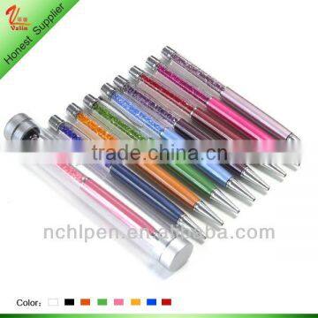 Nice design top quality crystal stylus pen with glitter                        
                                                Quality Choice