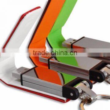 2gb Usb Flash Drive Gift Box Pendrive Leather photo-5