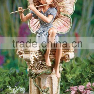 Fairy On Pedestal Statue