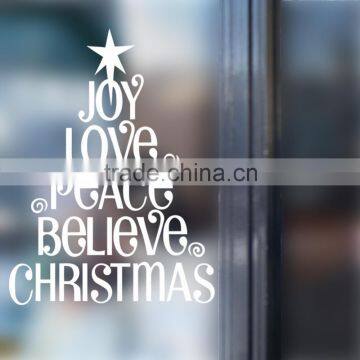 ALFOREVER Wall Decals Quotes Christmas Decal For Vinyl Sticker Tree Nursery Bedroom Home Decor Room Interior Design Art Murals