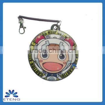 Promotion Sale Custom key ring plastic card holder