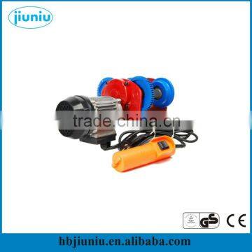 Cheap electric hoist/mini electric rope hoist/small electric hoist 110v