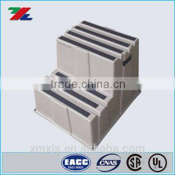 Anti-Skidding Plastic HDPE Material Handling Ladders for Industrial / Plastic two Steps Stools
