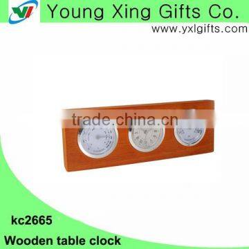 2015 hot selling expecial Wooden table clock