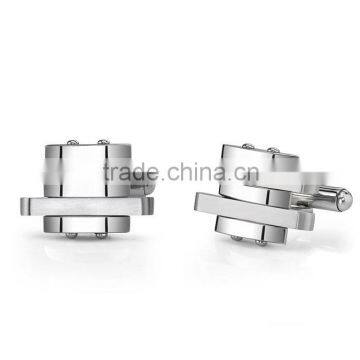 Stainless Steel Matte Finish Cufflinks for Men