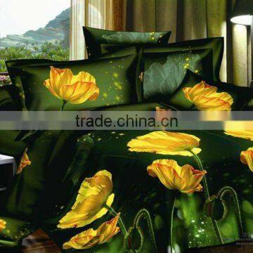 REACTIVE FOLOWER ROTARY PRINT COTTON SATEEN FABRIC for bedsheet