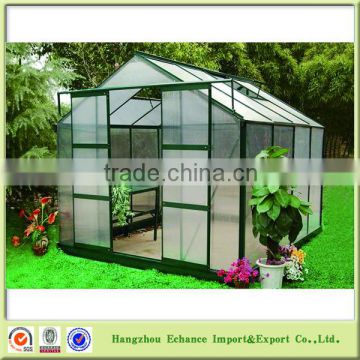 2016 hot-sale Aluminium garden greenhouse/pc board green house-GH2026