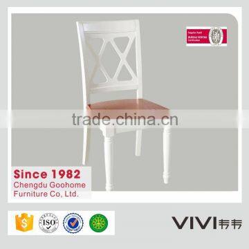 2016 wholesale white high quality wood design dining chair for dining room