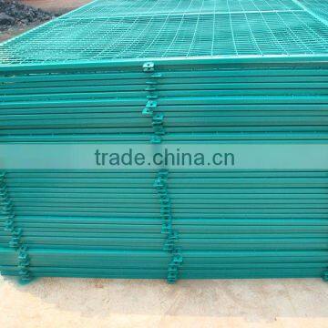 Sheet metal fence panel