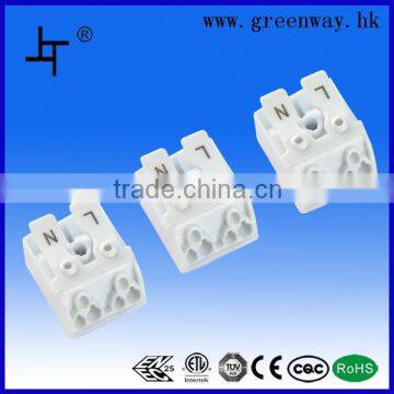 2 Poles Fast Connect Push Wire Connector #M863-2