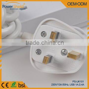 PowerShield Britain 4-Outlet Home/Office Surge Protector With 8 Ft. Cord photo-3