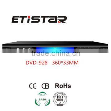 Digital dvd player support usb sd card mic amplifier dvd player with fm