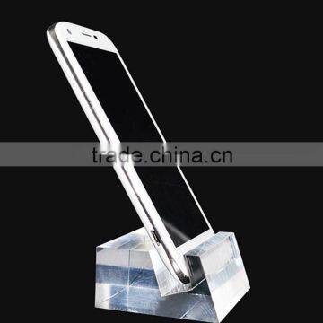 Groove Cell Phone Desk Holders Mobile Acrylic Stand Smart Phone Display Mounts