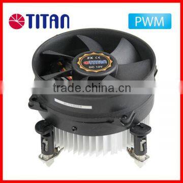 High Quality high density fin design Aluminum CPU cooler for Intel LGA 775