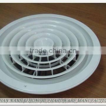 Circular ceiling air diffuser for ventilation