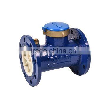 WET-DIAL Direct Reading Horizontal Vane Wheel Cast Iron Industrial Woltman Flow Water Meter