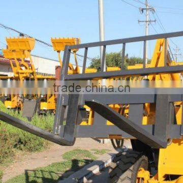 2 ton wheel loader with pallet forks