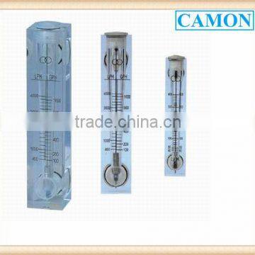 Durable clear viewing variable area flow meter