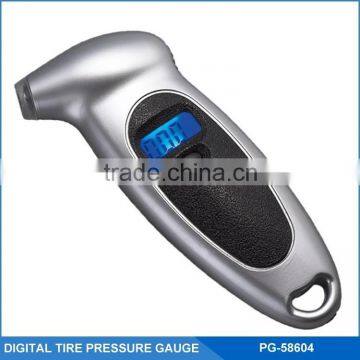 Digital Tire Pressure Gauge with LED Flashlight and LCD Backlit Display