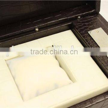 Black Luxury Watch Box PU Leather Single Watch Box photo-4
