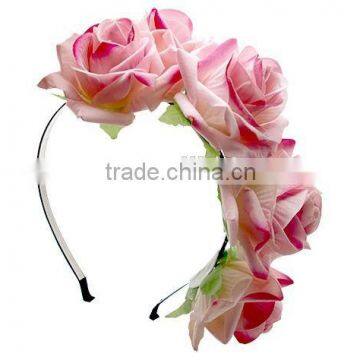 Floral daisy flower festival wedding crown headband H4039