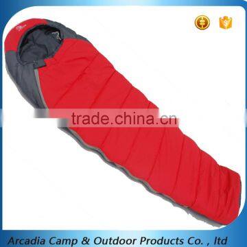 Outdoor good design high quality cotton mummy sleeping bag for sale