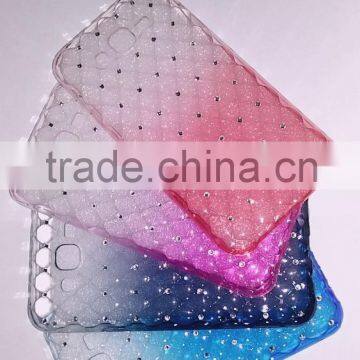 2016 New arrived TPU Crystal cases with Diamond decorated