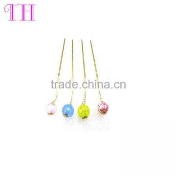 hot sale classic hair stick kanzashi plastic kanzashi hairpin