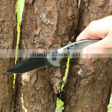 Hot Sell Liner Lock Aluminum Handle Outdoor Knife