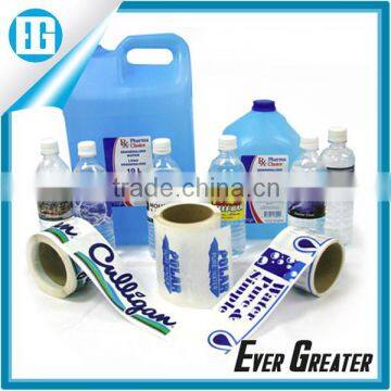 Pvc shrink sleeve label , shrink wrap bottle labels , pvc shrink label