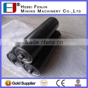 Material Handling Conveyor Components Carbon Steel Conveyor Roller With Minimum Belt Damage