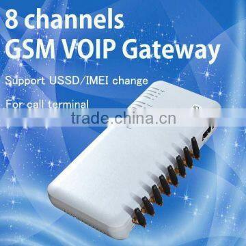 For Call Terminal,8 Ports Voip Gateway for Skype Best Seller Worldwide