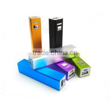 Metal mini Power Bank 2600mAh Mobile Phone Power Battery Pack