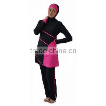Arabic Women Muslim Islamic Modest Full Cover Swimsuit Abaya photo-2