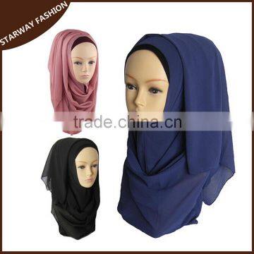 HOT SELLING Beautiful Chiffon Islamic Scarf, Fashion Muslim Scarf Hijab/