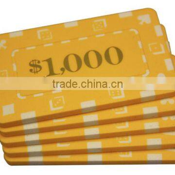 Rectangle Casino Chips