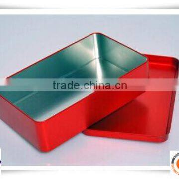 wedding tin box/decorative tin boxes/rectangular wedding favor box