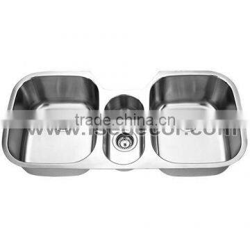 Triple Bowl Kitchen Sinks stainless steel (FSE-SS-4221)