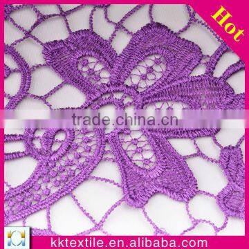 Hot sale!Large hollow out flower chemical lace fabric#1021Elegant vintage lace flowers