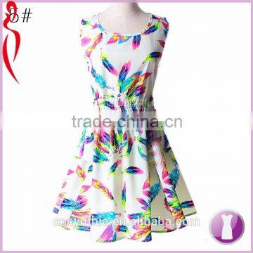 Custom Print Skater Dress for Summer photo-5