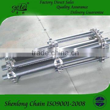 Agricultural Feeder House Chain A557 With Chorme Pin and Every 4 Links Fitting One Black U-Slat photo-2