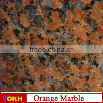 Orange granite slab