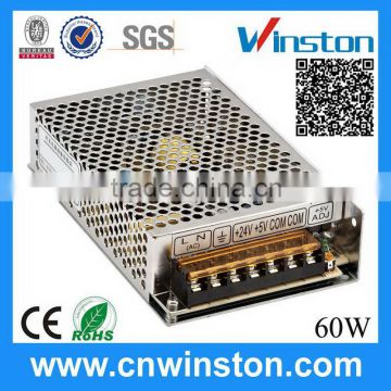 D-60B 60W 24V 1.8A good quality new arrival switching power supply 60w 24v battery