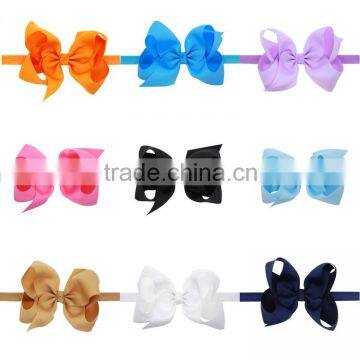 Deshine 15*8cm Big Ribbon Hair Bow Headband For Baby ZX1669 photo-2