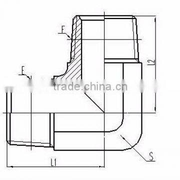 hydraulic crimp hose fittings/pipe fitting manufacturer